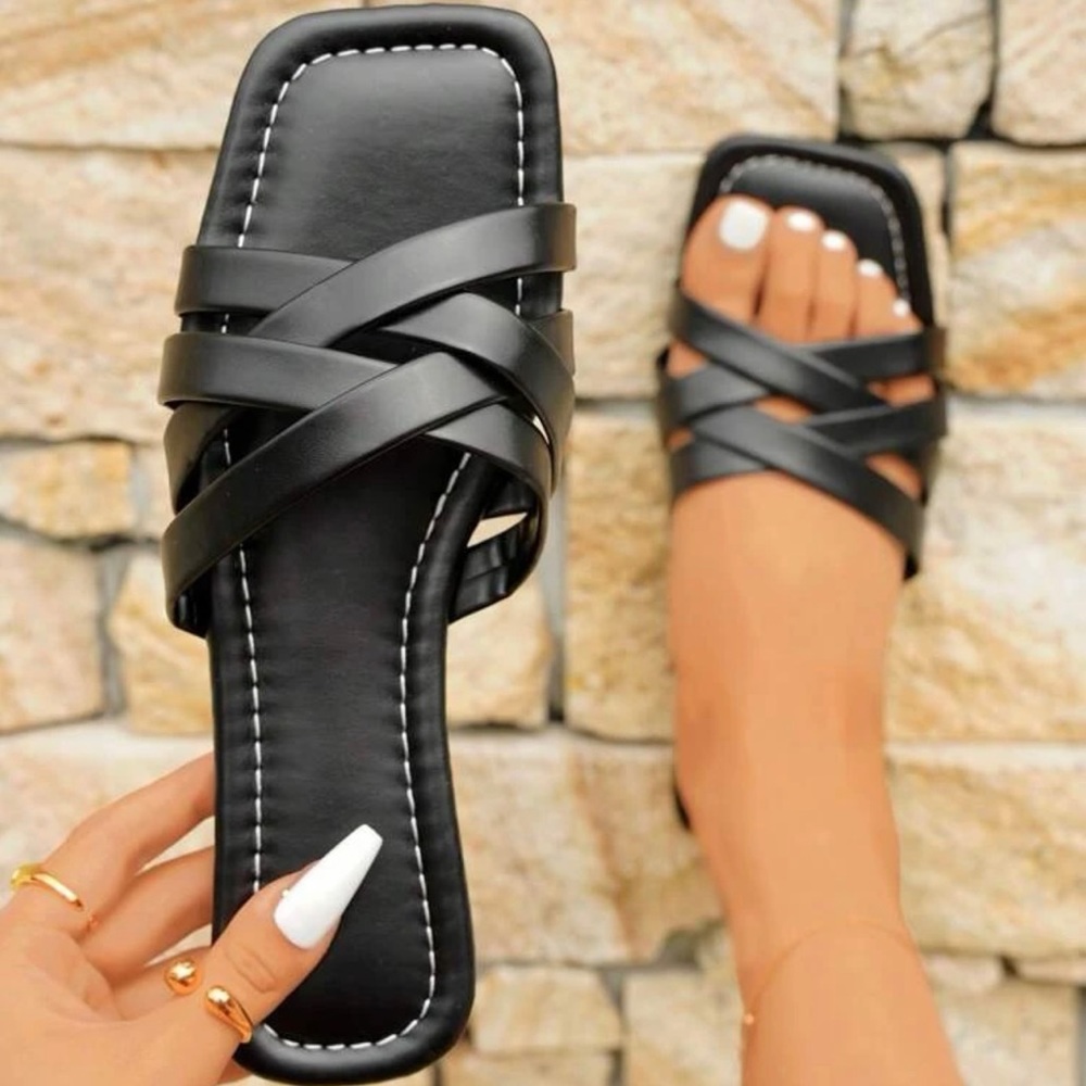 Black sandals